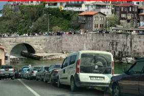 Amasra’ya bu bayramda da otomobille girişler durduruldu!8