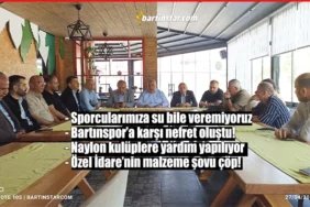 Bartın amatör kulüp temsilcileri ağzına geleni söyledi