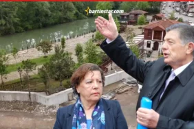 Bartın ırmağına cam duvar davalık oluyor