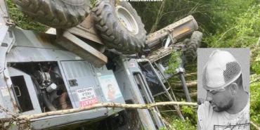 ormanda iş kazası grayder devrildi