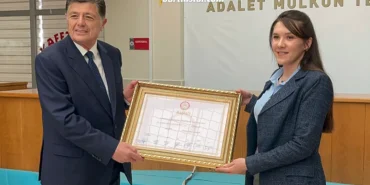rıza yalçınkaya mazbatasını aldı