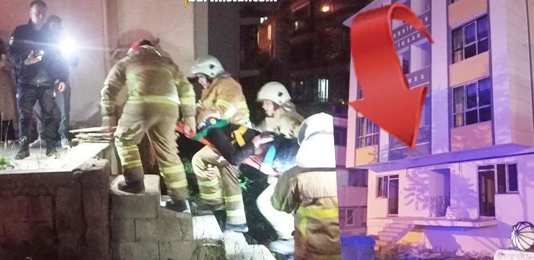 15 metrelik asansör boşluğuna düşen Yasin’in durumu kritik