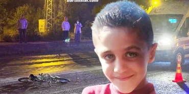 bartında bisikletli çocuğa otomobil çarptı durumu ağır