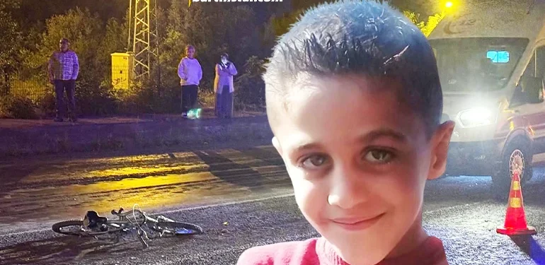 bartında bisikletli çocuğa otomobil çarptı durumu ağır