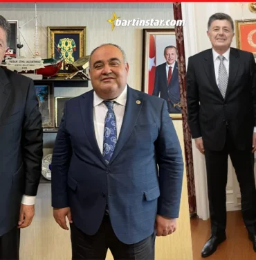 rıza yalçınkaya bartın vekilleri ve adalet bakanını ziyaret etti