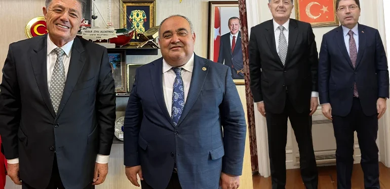 rıza yalçınkaya bartın vekilleri ve adalet bakanını ziyaret etti