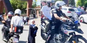 Bartın'da YKS’ye geç kalan öğrencileri motosikletli polisler yetiştirdi