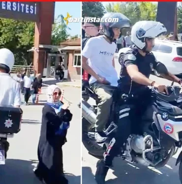 Bartın'da YKS’ye geç kalan öğrencileri motosikletli polisler yetiştirdi