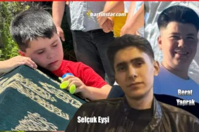 Bartında trafik kazasında can veren Selçuk Eyşi ve Berat Yaprak yan yana toprağa verildi