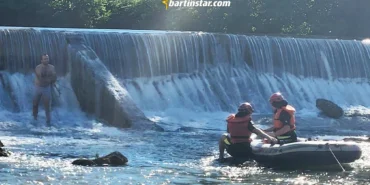 Sabah 05’te sular aniden yükseldi, amatör balıkçı mahsur kaldı