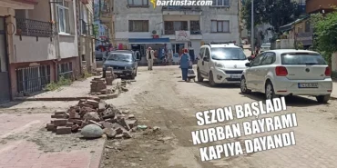 amasra bayram öncesi misafirlerini toz toprak içinde karşılıyor7