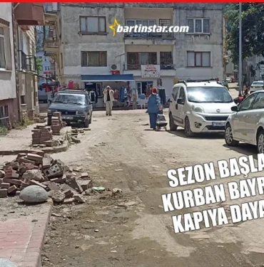 amasra bayram öncesi misafirlerini toz toprak içinde karşılıyor7