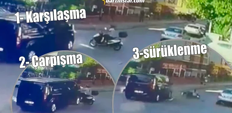 Bartın’da günlük manzara! Kimse frene basmadı