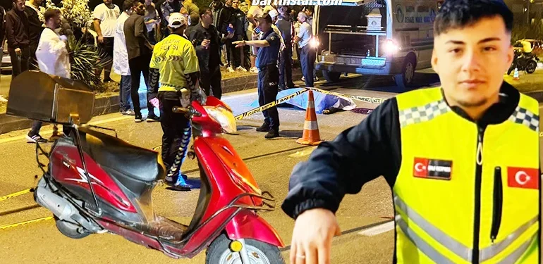 17 yaşındaki motosikletli kurye kazada can verdi