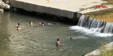 Bartın’da sıcak bunalttı Burası Kumluca’nın denizi