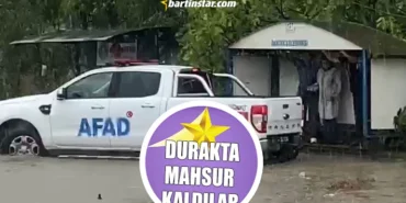 Bartın’da şiddetli sağanak su baskınlarına sebep oldu