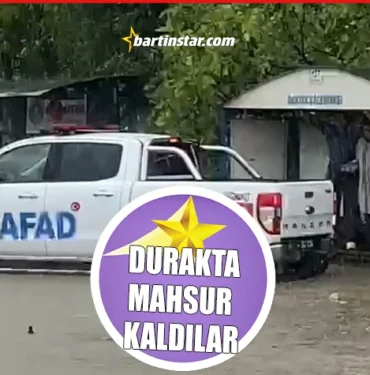 Bartın’da şiddetli sağanak su baskınlarına sebep oldu