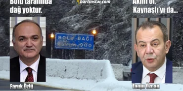 Düzce ve Bolu Belediye başkanları arasında Bolu Dağı tartışması