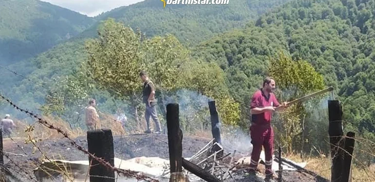 Kumluca’da anız ateşi ormana sıçradı!