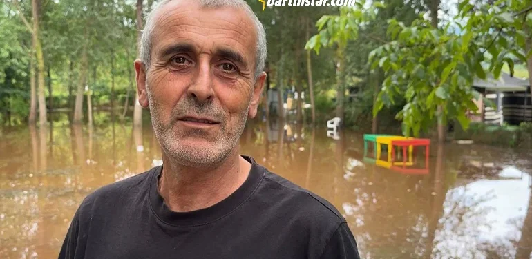 Çakraz’daki Çadır kamping alanını sular altında kaldı