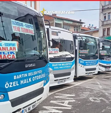 bartın özel halk otobüsü ücretleri zamlandı 2024