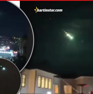 bartın semalarında esraringiz ışık huzmesi