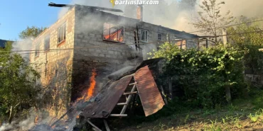 zaferde yangın küle döndü