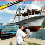 4 yıldır beklediği Çılgın Kaptan’ı davul zurna ile denize indirdi1