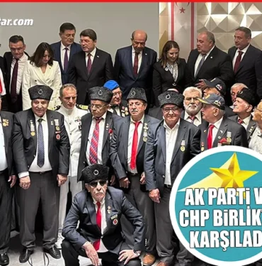 KKTC cumhurbaşkanı ersin tatar bartında iktidar muhalefet birlikte karşıladı