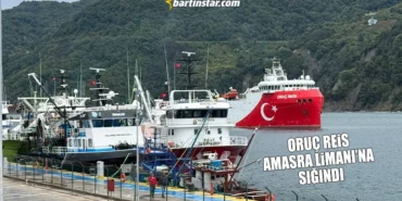 Okullar tatil edildi, gemiler Amasra Limanı’na sığındı4