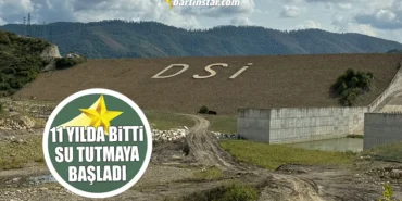 kozcağız barajı su tutmaya başladı