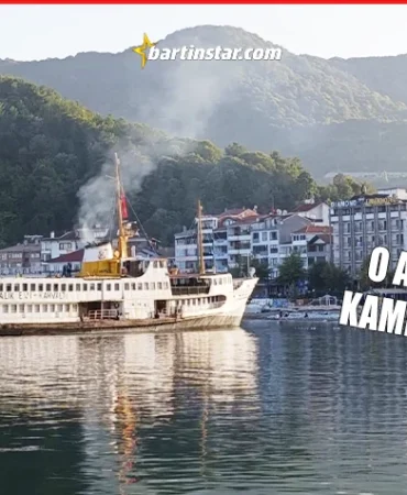 Amasra’nın duran vapuru, hareket edince karaya oturdu