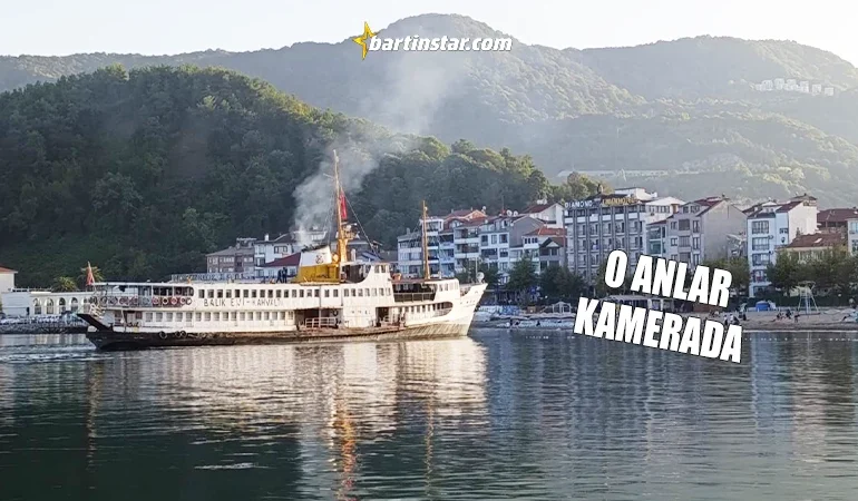 Amasra’nın duran vapuru, hareket edince karaya oturdu