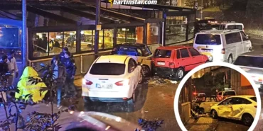 Bartında gece yarısı ortalığı birbirine kattı5