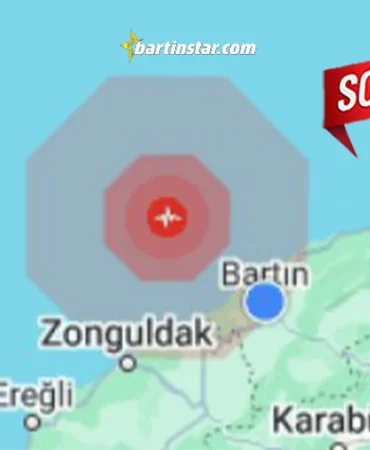 bartında deprem şoku 4,8 ile sallandık