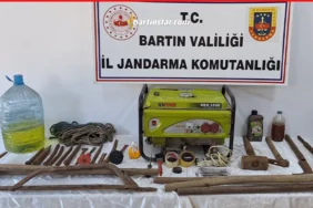 kaçak define kazısına suç üstü
