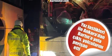 Otobüs firmasından büyük sorumsuzluk