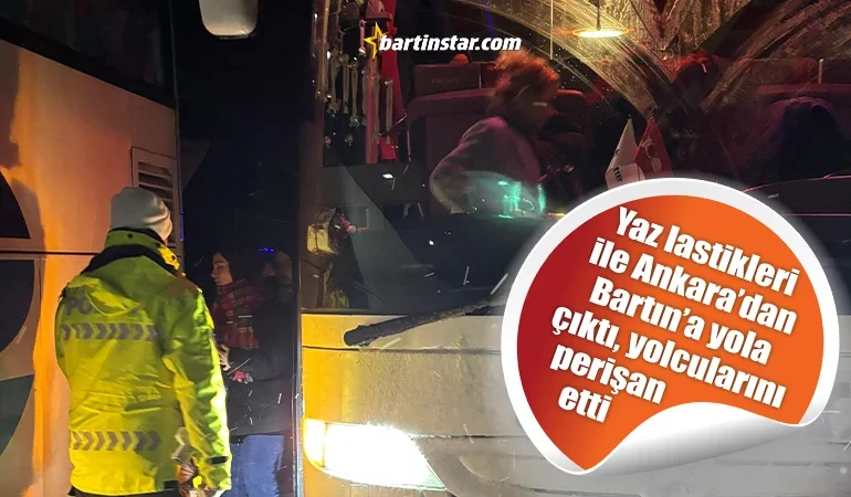 Yolcu otobüsünden büyük sorumsuzluk!