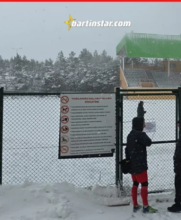 bartınsporu geredede karşılayan manzara