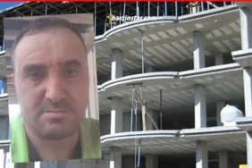4 katlı binanın çatısından düşen işçi öldü