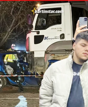 Bartın’da gece yarısı felaket 5 genç bu otomobilde can verdi