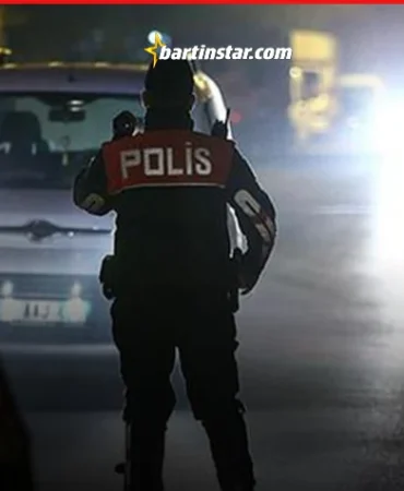 Polisten kaçan şüpheli araç Bartın’ı alarma geçirdi