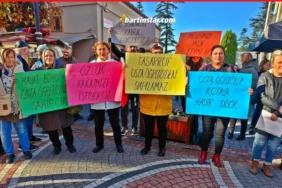 bartında ilk usta öğretimciler eylem yaptı