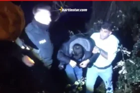 gece yarısı ırmağa düştü