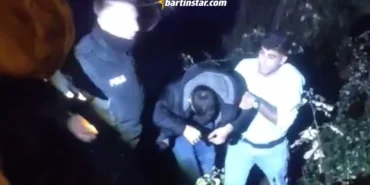 gece yarısı ırmağa düştü