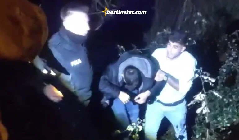 Gece yarısı 5 metreden ırmağa düştü