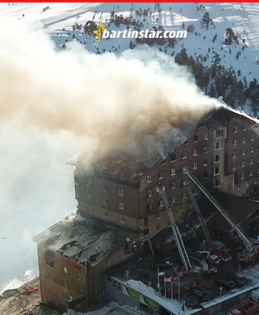 kartalkaya otel yangını bartınlı kadın 12inci kattan atladı