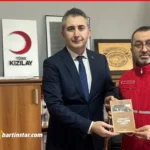prof yücel namal bartın kızılayı ziyaret etti