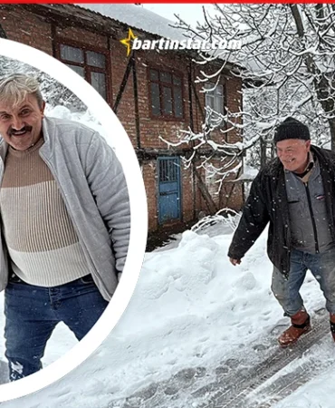 Bartın'ın en yüksek köyünde kar kalınlığı 70 santimi geçti