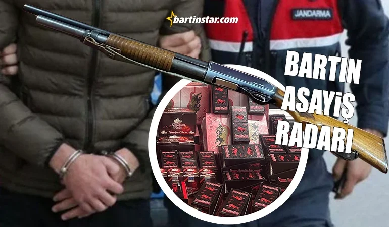 23 tutuklama, 924 alevli ürün, ruhsatsız silahlar…  